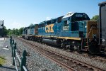 CSX 6249&6227 heading over the diamond.